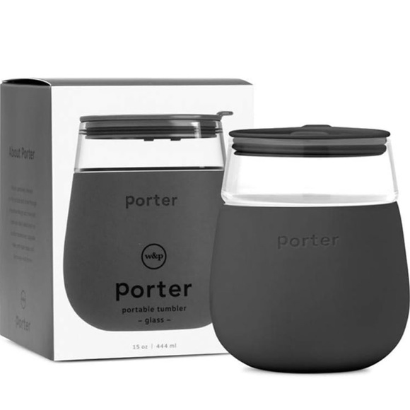 W&P porter silicone wrapped tumbler color dark grey NWT - Picture 1 of 4